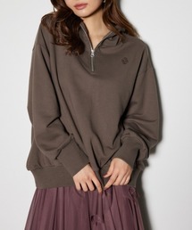 rienda | ビッグパーカーロゴスウェットトップス 春服 秋服 トレーナー(スウェット)