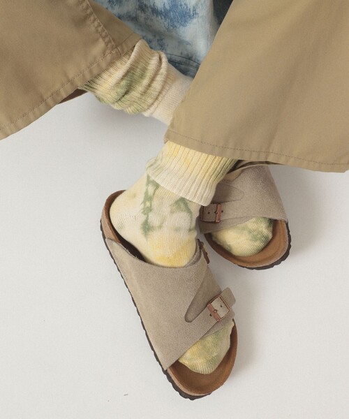 BEAMS BOY（ビームスボーイ）の「タイダイ ソックス 25SS（ソックス/靴下・レディース・グリーン/ライトブルー/ブラック・ONE SIZE）」の2枚目の写真