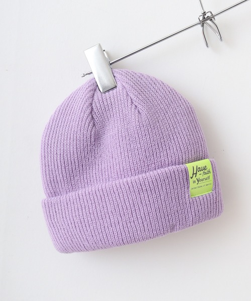 TESTIFY（テスティファイ）の「ネオンタグワッチ（ニットキャップ/ビーニー・メンズ・ブラック/グレー/ブルー/ベージュ/パープル/ラベンダー/ホワイト・FREE）」の7枚目の写真