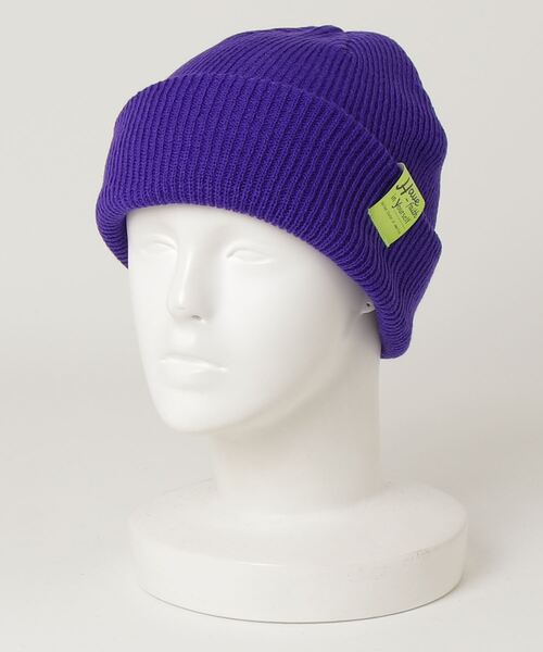 TESTIFY（テスティファイ）の「ネオンタグワッチ（ニットキャップ/ビーニー・メンズ・ブラック/グレー/ブルー/ベージュ/パープル/ラベンダー/ホワイト・FREE）」の13枚目の写真