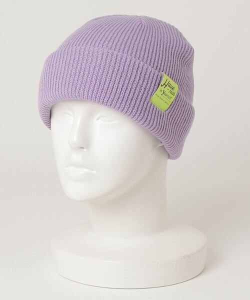 TESTIFY（テスティファイ）の「ネオンタグワッチ（ニットキャップ/ビーニー・メンズ・ブラック/グレー/ブルー/ベージュ/パープル/ラベンダー/ホワイト・FREE）」の8枚目の写真
