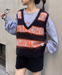 HELLO.SANFRANCISCO | 【HELLO.SANFRANCISCO】ロゴジャガードニットベスト(ベスト)