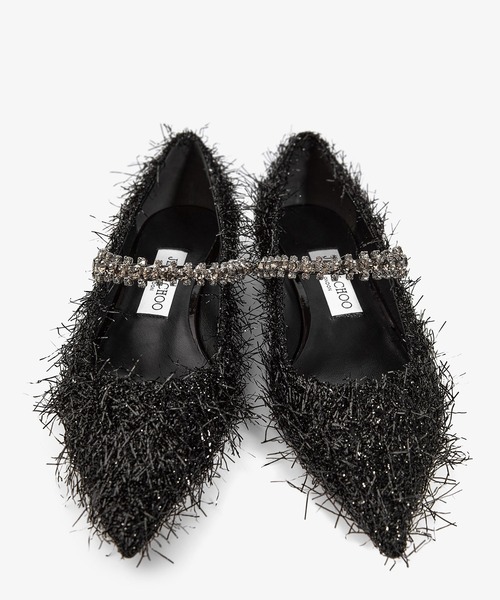 JIMMY CHOO(ジミーチュウ)の「BING PUMP FLAT(バレエシューズ・レディース・ブラック・37/37.5)」の4枚目の写真