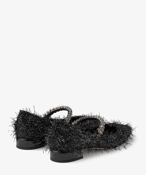 JIMMY CHOO(ジミーチュウ)の「BING PUMP FLAT(バレエシューズ・レディース・ブラック・37/37.5)」の5枚目の写真