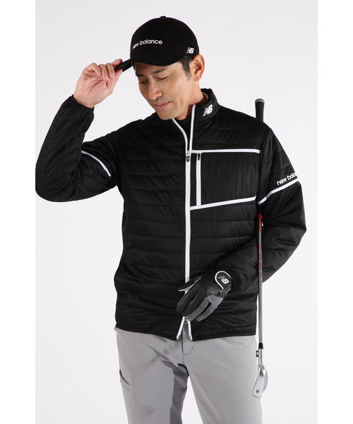 セール】【new balance golf】撥水 防風 ストレッチ 中綿 フルジップ 