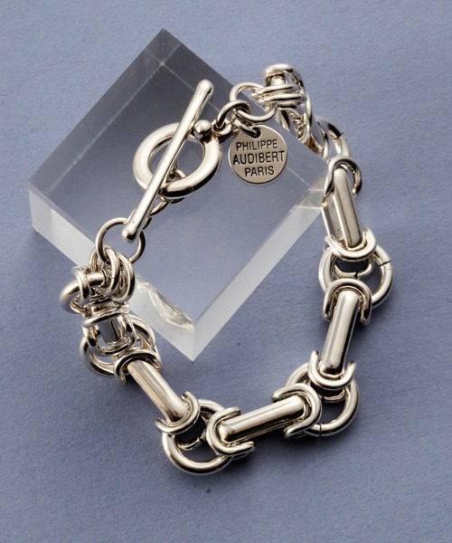 PHILIPPE AUDIBERT(フィリップ オーディベール)の「【PHILIPPE AUDIBERT】bracelet Tala laiton BR5669(ブレスレット・レディース・シルバー・FREE)」の6枚目の写真