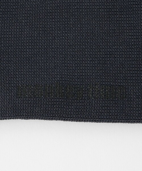 MONKEY TIME（モンキータイム）の「パネル ボーダー ソックス（ソックス/靴下・メンズ・ダークグレー/ブラック・FREE）」の4枚目の写真