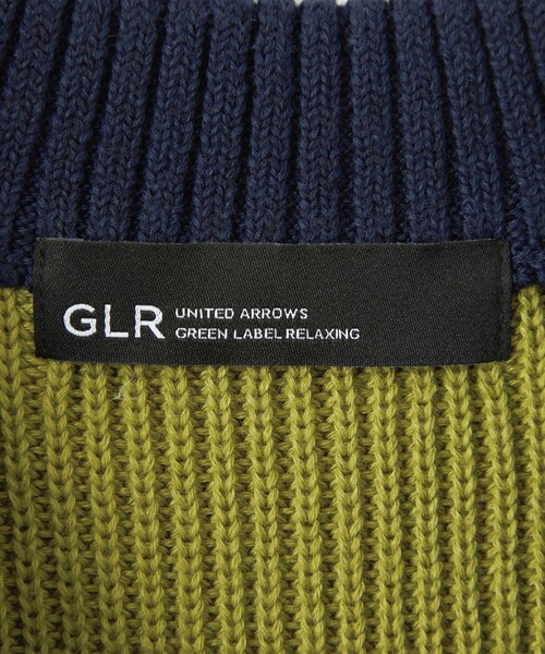 green label relaxing(グリーンレーベルリラクシング)の「【WEB限定】<GLR or>アゼ Vネック ベスト(ベスト・メンズ・ベージュ/オフホワイト/ライム・S/M/L)」の15枚目の写真