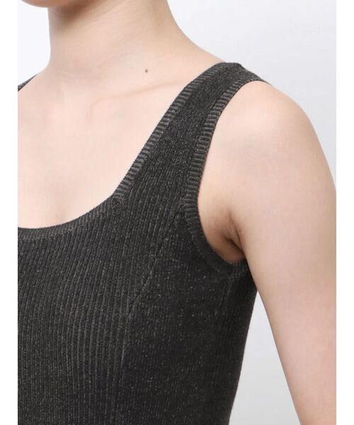 EMODA(エモダ)の「ドッキングポケットリブワンピース(ワンピース・レディース・ネイビー/ブラック/カーキ・FREE)」の5枚目の写真