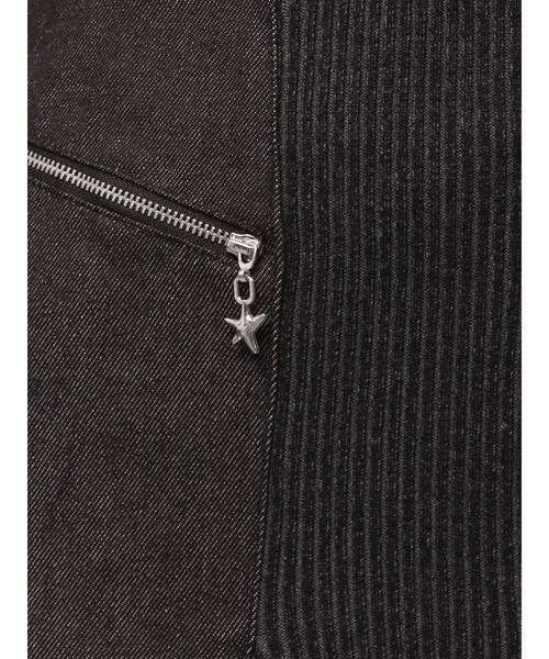 EMODA(エモダ)の「ドッキングポケットリブワンピース(ワンピース・レディース・ネイビー/ブラック/カーキ・FREE)」の11枚目の写真