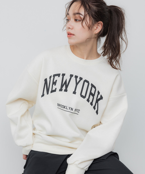 ポリエステルコットン裏起毛アソートカレッジスウェット（スウェット