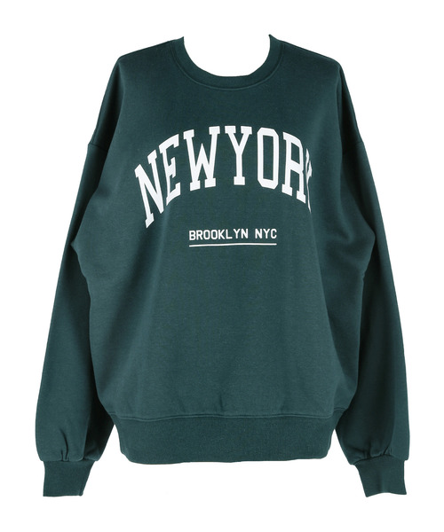 coca（coca）（コカ）の「ポリエステルコットン裏起毛アソートカレッジスウェット（スウェット・レディース・ピンク/グリーン/グレー/アイボリー/チャコール/オートミール・M/L）」の19枚目の写真