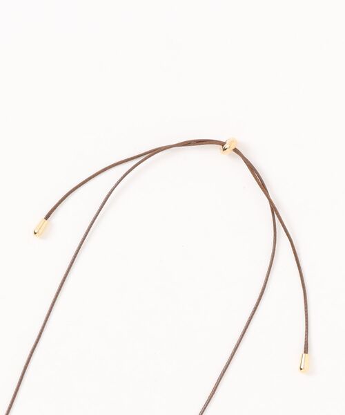 antiqua（アンティカ）の「レザーコードネックレス（ネックレス・レディース・ゴールド×ブラウン/シルバー×ブラック・FREE）」の17枚目の写真
