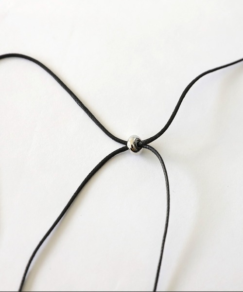 antiqua（アンティカ）の「レザーコードネックレス（ネックレス・レディース・ゴールド×ブラウン/シルバー×ブラック・FREE）」の16枚目の写真
