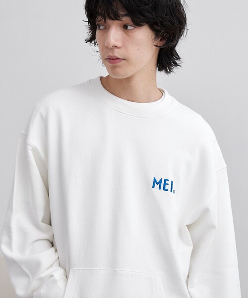 セール】MEI（メイ）別注 裏毛ロゴクルーネックスウェット（スウェット