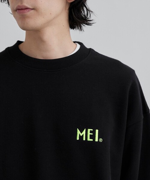 セール】MEI（メイ）別注 裏毛ロゴクルーネックスウェット（スウェット
