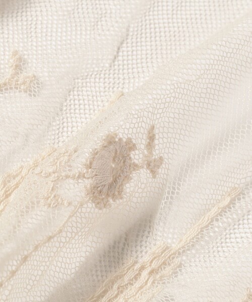 BEAMS BOY(ビームスボーイ)の「ベスト風 透けレース(付け襟・レディース・オフホワイト/ブラック・ONE SIZE)」の9枚目の写真