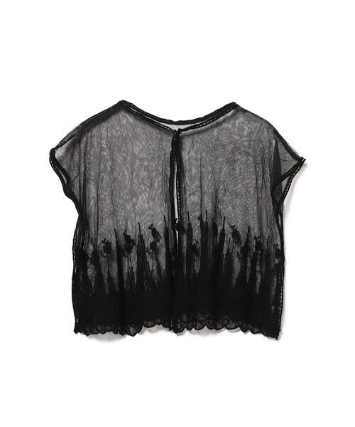 BEAMS BOY(ビームスボーイ)の「ベスト風 透けレース(付け襟・レディース・オフホワイト/ブラック・ONE SIZE)」の10枚目の写真
