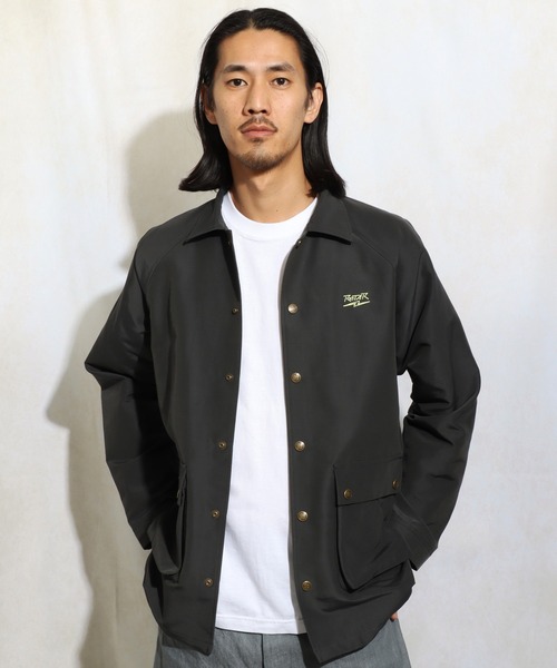 ROTAR(ローター)の「Nylon grosgrain Hunting Coach Jacket(ナイロンジャケット・メンズ・ブルー/スミクロ・MEDIUM/LARGE/X-LARGE)」の3枚目の写真
