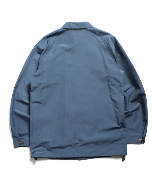 ROTAR(ローター)の「Nylon grosgrain Hunting Coach Jacket(ナイロンジャケット・メンズ・ブルー/スミクロ・MEDIUM/LARGE/X-LARGE)」の14枚目の写真