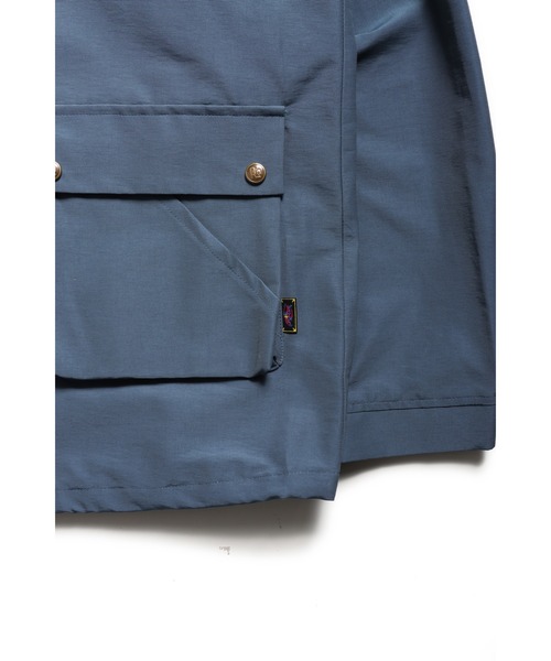 ROTAR(ローター)の「Nylon grosgrain Hunting Coach Jacket(ナイロンジャケット・メンズ・ブルー/スミクロ・MEDIUM/LARGE/X-LARGE)」の18枚目の写真