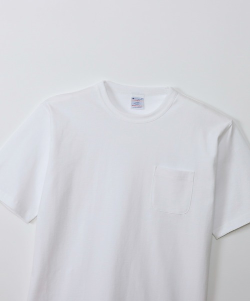 Champion(チャンピオン)の「【Champion/チャンピオン】メンズ MADE IN USA ティーテンイレブン ショートスリーブポケットTシャツ(Tシャツ/カットソー・メンズ・ネイビー/ホワイト/ブラック/シルバーグレー・X-LARGE/LARGE/SMALL/MEDIUM)」の13枚目の写真