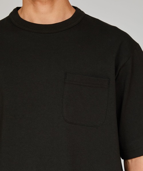 Champion(チャンピオン)の「【Champion/チャンピオン】メンズ MADE IN USA ティーテンイレブン ショートスリーブポケットTシャツ(Tシャツ/カットソー・メンズ・ネイビー/ホワイト/ブラック/シルバーグレー・X-LARGE/LARGE/SMALL/MEDIUM)」の5枚目の写真