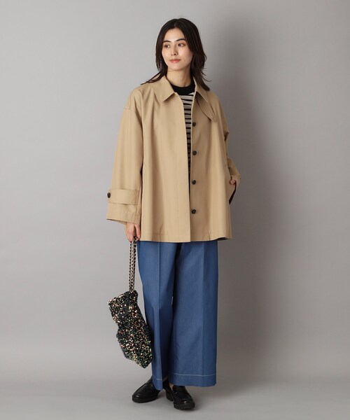 DRESSTERIOR（ドレステリア）の「Ａラインレインアウター（ステンカラーコート・レディース・ベージュ・34/36/38）」の15枚目の写真