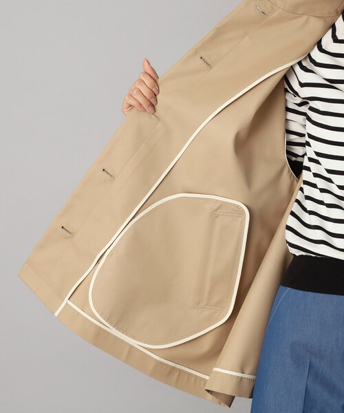 DRESSTERIOR（ドレステリア）の「Ａラインレインアウター（ステンカラーコート・レディース・ベージュ・34/36/38）」の6枚目の写真