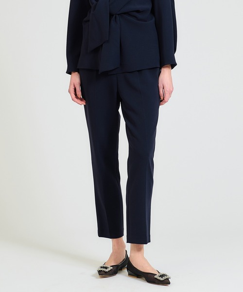 ESTNATION（エストネーション）の「ESTNATION / テーパードパンツ（その他パンツ・レディース・ネイビー/オフホワイト・38/36）」の2枚目の写真