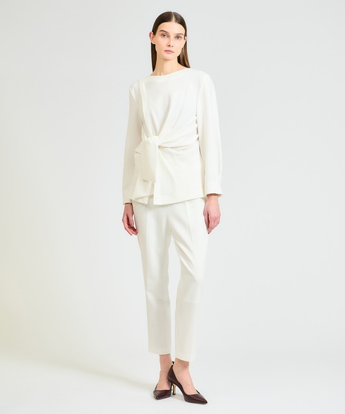 ESTNATION（エストネーション）の「ESTNATION / テーパードパンツ（その他パンツ・レディース・ネイビー/オフホワイト・38/36）」の11枚目の写真