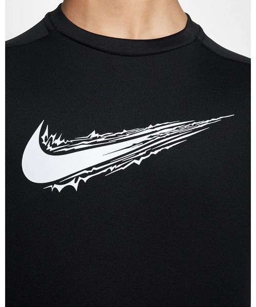 NIKE(ナイキ)の「《NIKEアパレル》B NK DF MULTI SS TOP HBR(Tシャツ/カットソー・キッズ・ブラック/レモンイエロー/ホワイト/スモークグレー/ブルー・150/140/130/160)」の10枚目の写真