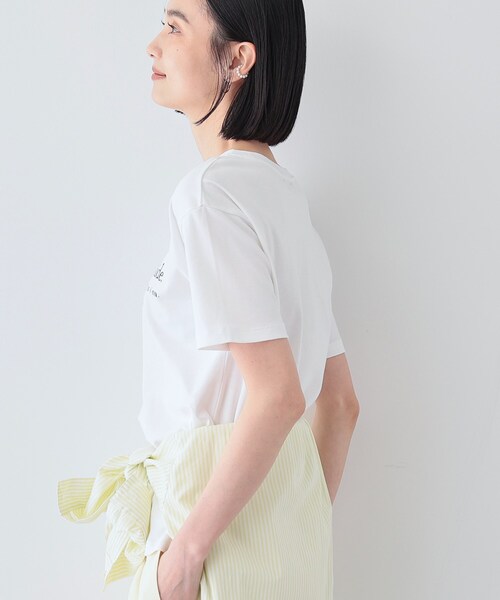 INDIVI(インディヴィ)の「【UVケア/選べるデザイン】フォト&ロゴ プリントTシャツ(Tシャツ/カットソー・レディース・サックスブルー系/ブラック系6/ホワイト系7/ホワイト系6/ホワイト系1/チャコール/イエロー系その他/チャコールグレー/ホワイト/ホワイト系その他6/ホワイト系・05/12/15 /13/19/38/34)」の17枚目の写真