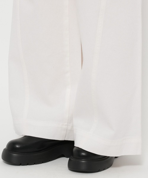 LEPSIM（レプシィム）の「イージーバギーデニム　290477（デニムパンツ・レディース・オフホワイト/ライトブルー/インディゴブルー/ブラック系その他/ブルー/ライトカーキ/ライトブラウン・FREE）」の11枚目の写真