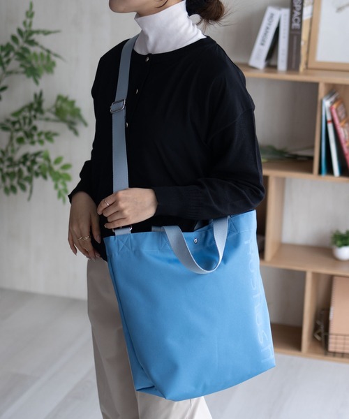 HusHusH（ハッシュアッシュ）の「【新色追加】HusHusH ハッシュアッシュ ロゴ入りトートバッグ（トートバッグ・レディース・ブラック/グレー/パープル/ブルー/ピンク・フリー）」の3枚目の写真