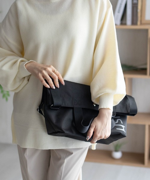 HusHusH（ハッシュアッシュ）の「【新色追加】HusHusH ハッシュアッシュ ロゴ入りトートバッグ（トートバッグ・レディース・ブラック/グレー/パープル/ブルー/ピンク・フリー）」の11枚目の写真