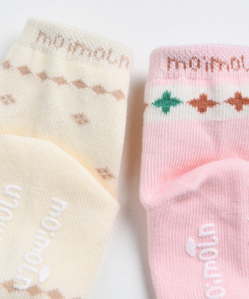 moimoln（モイモルン）の「【2点セット】ノステルソックス（ソックス/靴下・キッズ・ピンク・10cm/12cm/14cm/16cm/18cm）」の4枚目の写真