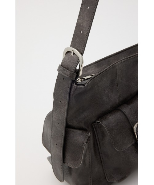 RODEO CROWNS WIDE BOWL（ロデオクラウンズワイドボウル）の「ダブルポケットショルダーバッグ（ショルダーバッグ・レディース・ダークグレー/ブラウン・FREE）」の19枚目の写真