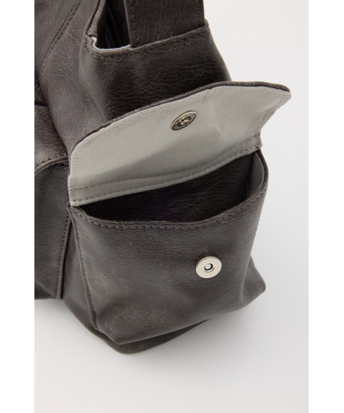 RODEO CROWNS WIDE BOWL（ロデオクラウンズワイドボウル）の「ダブルポケットショルダーバッグ（ショルダーバッグ・レディース・ダークグレー/ブラウン・FREE）」の22枚目の写真