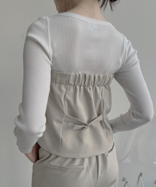【美品】【RESPiGHI®】ボアベスト　サイズ38(M) 9169-122]COLD BREAKER(コールドブレイカー) 別注サイズ