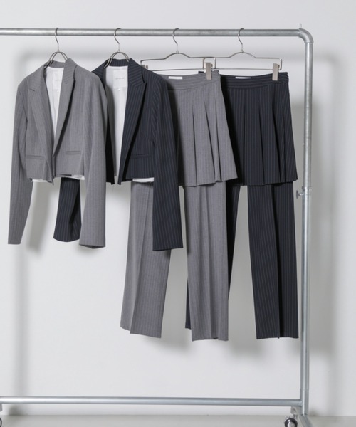 CREOLME スーチングクロップドジャケット グレー CREOLME スーチングクロップドジャケット グレー CREOLME