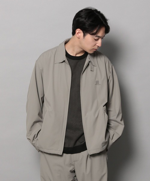 BAYFLOW（ベイフロー）の「【BUDDIES Dept.】ナイロンブルゾン[ストレッチ・イージーケア・マシンウォッシャブル]（ブルゾン・メンズ・ブラック/グレー・LARGE/MEDIUM）」の3枚目の写真