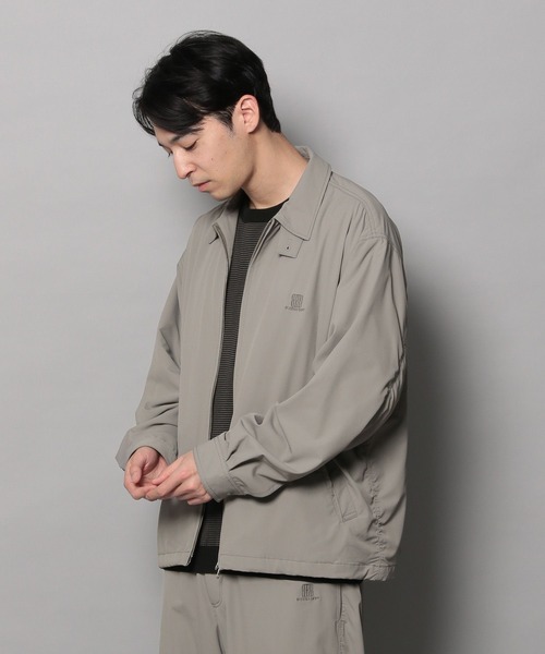 BAYFLOW（ベイフロー）の「【BUDDIES Dept.】ナイロンブルゾン[ストレッチ・イージーケア・マシンウォッシャブル]（ブルゾン・メンズ・ブラック/グレー・LARGE/MEDIUM）」の4枚目の写真