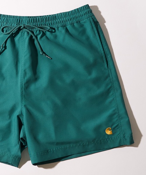 Carhartt WIP(カーハートダブリューアイピー)の「【Carhartt WIP】CHASE SWIM TRUNKS I035062(その他パンツ・メンズ・ブラック/ブルー/グリーン・XL/L/M)」の2枚目の写真