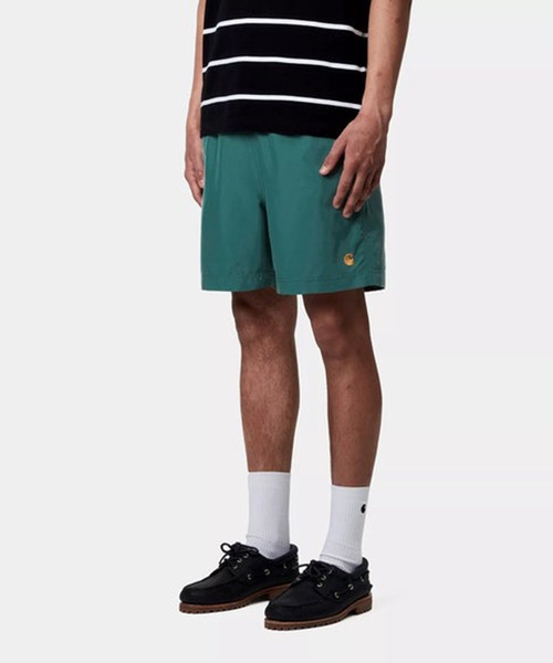Carhartt WIP(カーハートダブリューアイピー)の「【Carhartt WIP】CHASE SWIM TRUNKS I035062(その他パンツ・メンズ・ブラック/ブルー/グリーン・XL/L/M)」の7枚目の写真