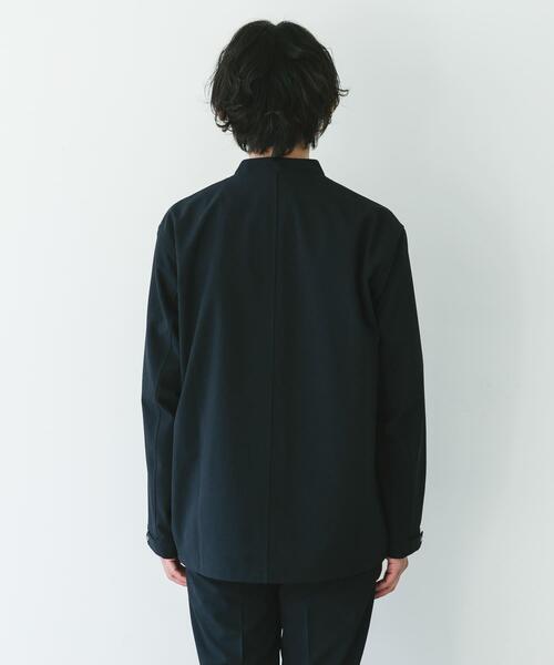 URBAN RESEARCH DOORS（アーバンリサーチドアーズ）の「『UR TECH DRYLUXE』『イージーケア/速乾/UVカット』ノーカラーブルゾン（ブルゾン・メンズ・ベージュ系その他/グリーン/ネイビー・LARGE/MEDIUM/X-LARGE）」の8枚目の写真