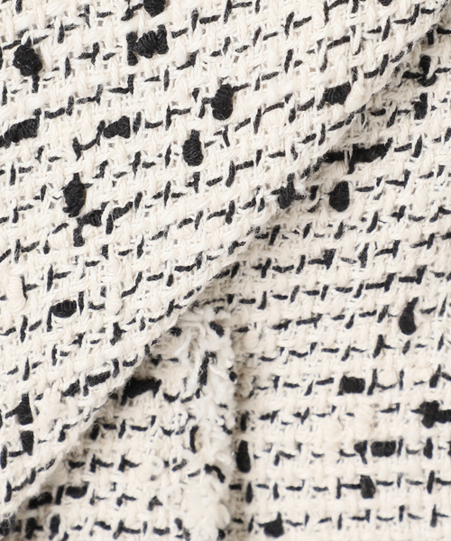 セール】《SP》GIOLICAツイードWIDE ジャケット（ノーカラー