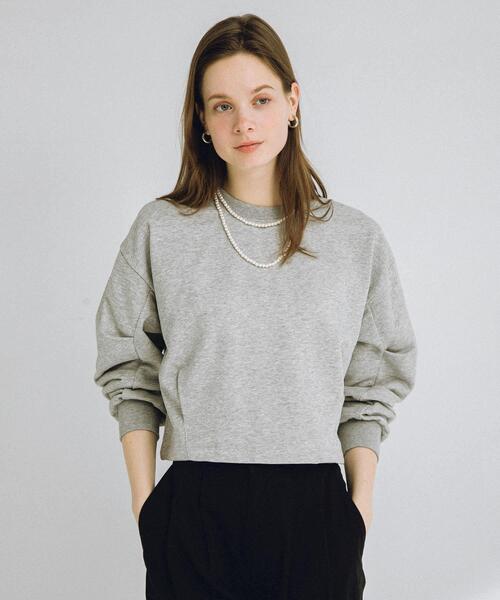 URBAN RESEARCH Sonny Label(アーバンリサーチサニーレーベル)の「裏毛スウェットタックデザインスリーブプルオーバー(スウェット・レディース・グレー/チャコールグレー/オフホワイト・FREE)」の21枚目の写真