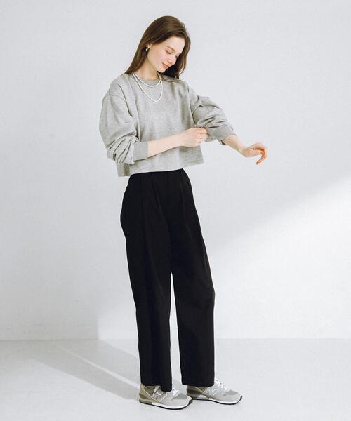 URBAN RESEARCH Sonny Label(アーバンリサーチサニーレーベル)の「裏毛スウェットタックデザインスリーブプルオーバー(スウェット・レディース・グレー/チャコールグレー/オフホワイト・FREE)」の17枚目の写真