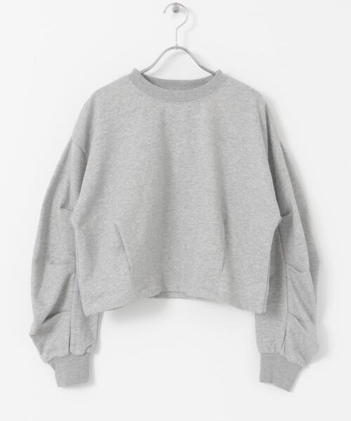 URBAN RESEARCH Sonny Label(アーバンリサーチサニーレーベル)の「裏毛スウェットタックデザインスリーブプルオーバー(スウェット・レディース・グレー/チャコールグレー/オフホワイト・FREE)」の16枚目の写真